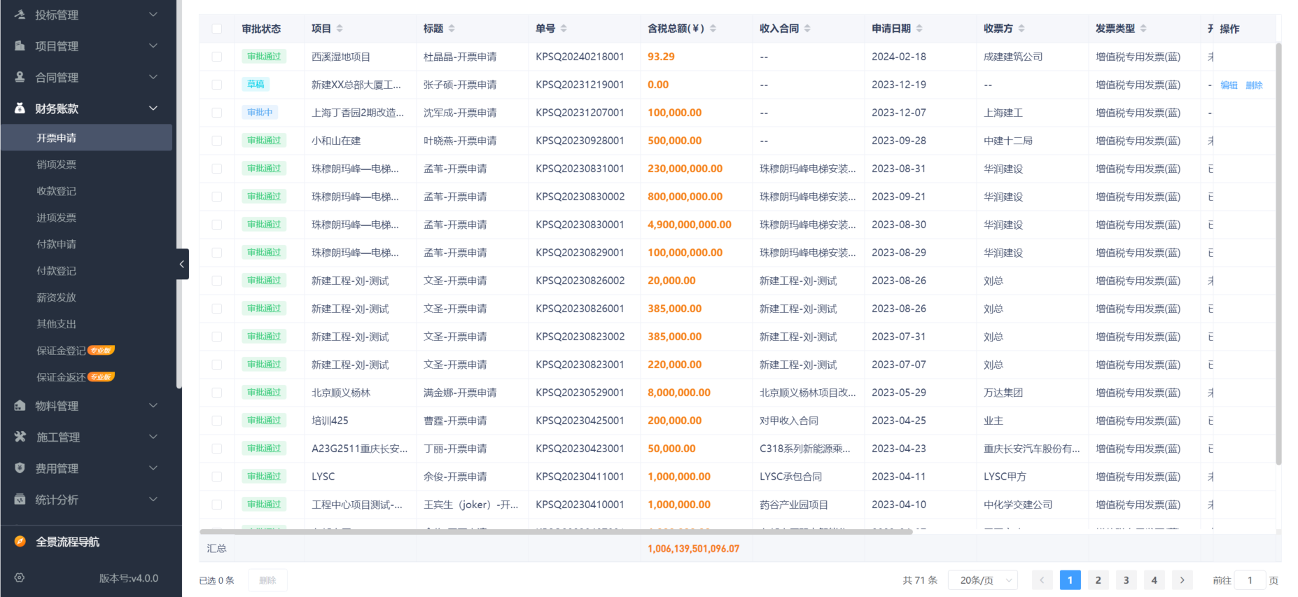 水利工程成本管理系统