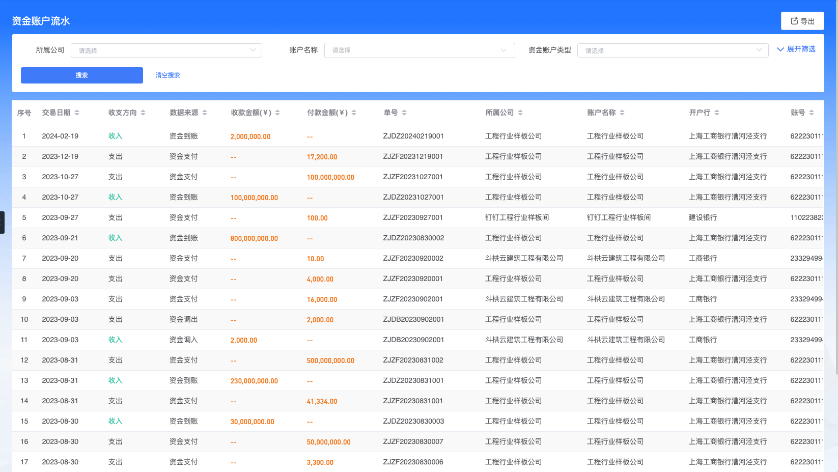 建筑工程预算管理软件